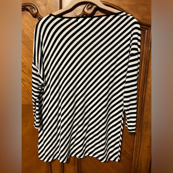 🖤 Striped Top Liz Claiborne - Picture 2 of 5